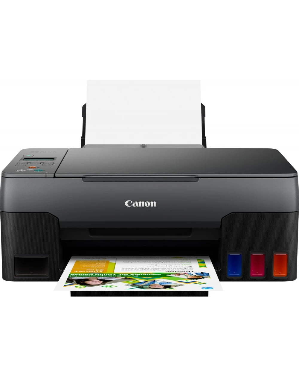 Canon PIXMA G3420 : imprimante multifonction à réservoirs d'encre, Wi-Fi, impression, copie et numérisation avec faible coût par page, idéale pour les bureaux.